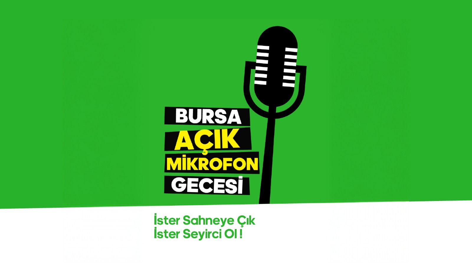 Bursa Açık Mikrofon Stand Up Gecesi - BAOB Sahne Bursa - Bursa