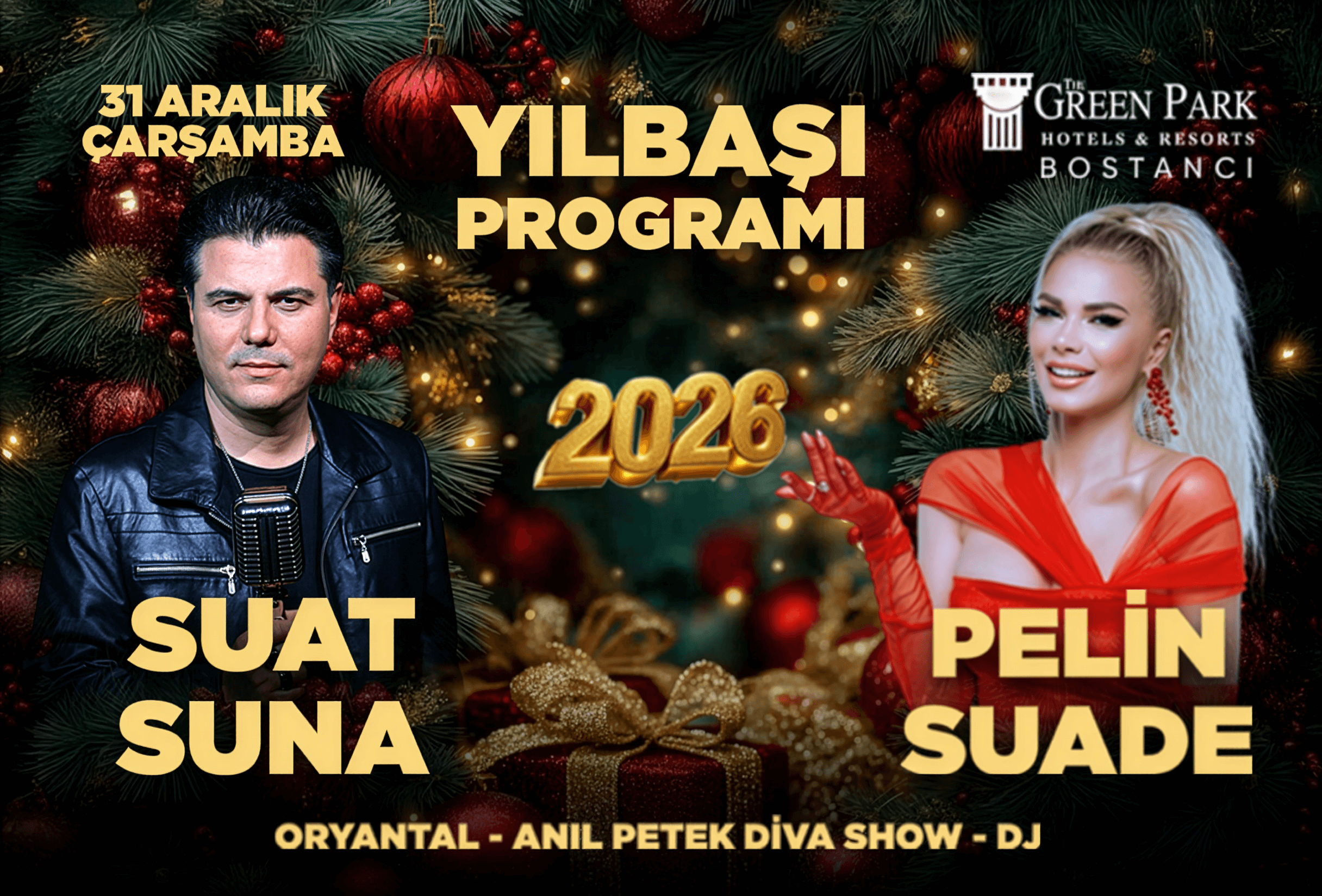 The Green Park Hotels 2026 Yılbaşı Özel Programı