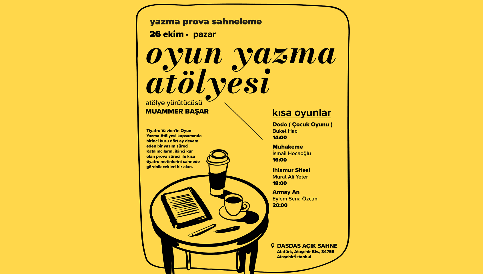 Oyun Yazma Atölyesi Kısa Oyunlar