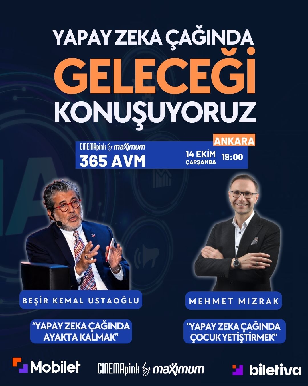 Yapay Zeka Çağında Geleceği Konuşuyoruz afişi