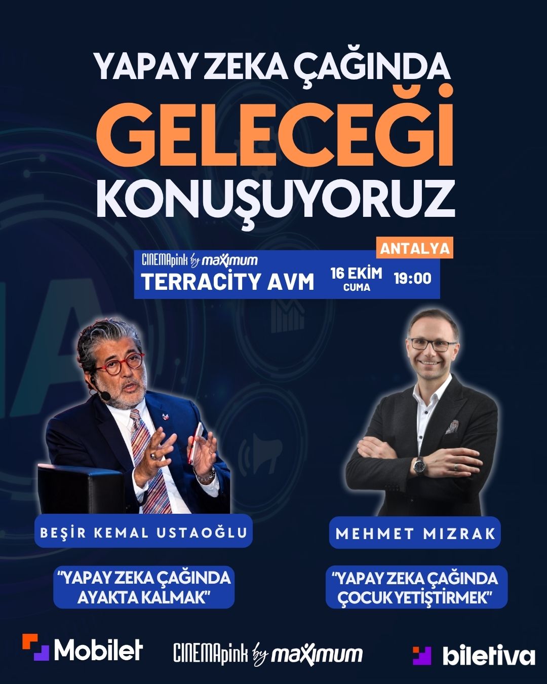 Yapay Zeka Çağında Geleceği Konuşuyoruz afişi