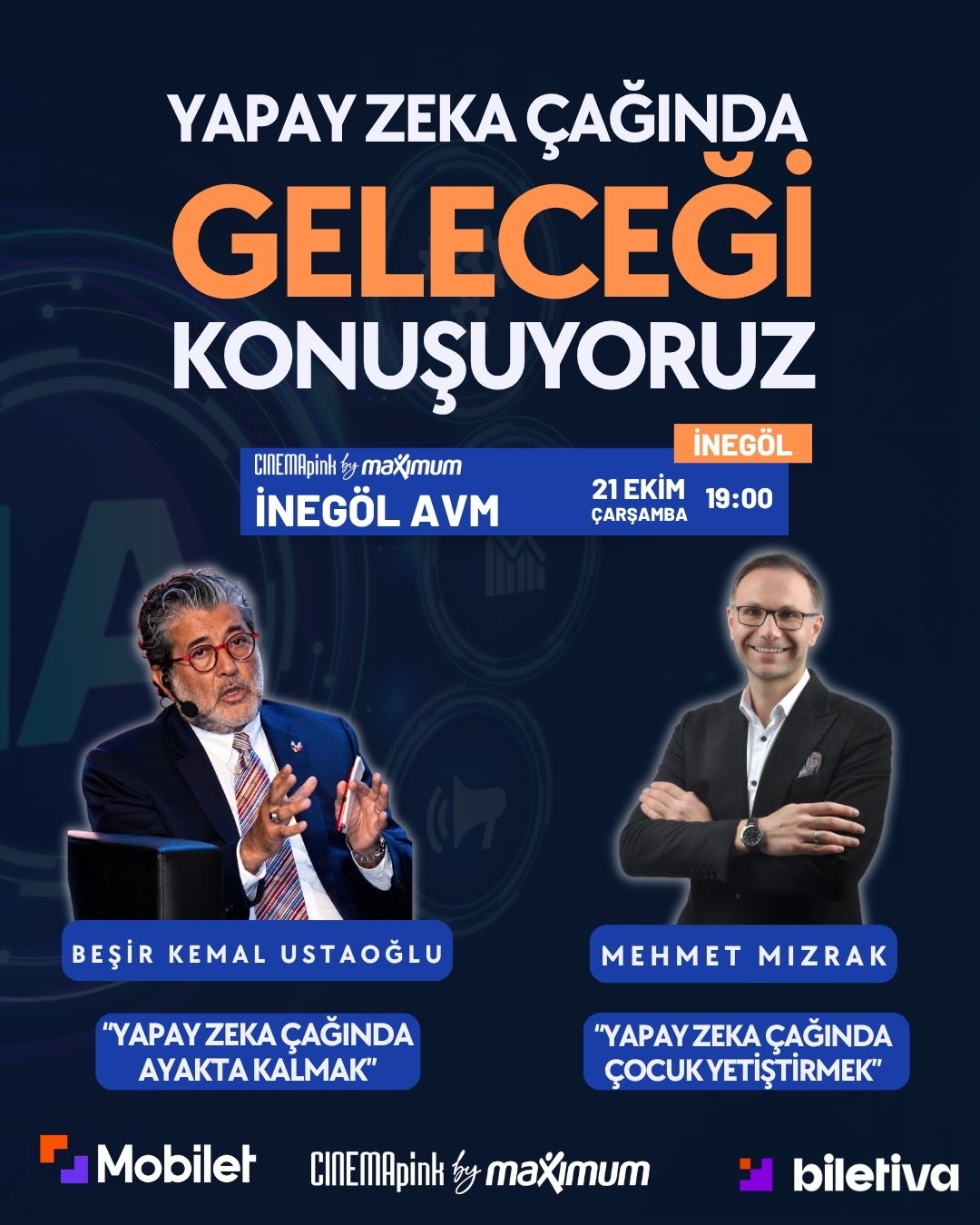 Yapay Zeka Çağında Geleceği Konuşuyoruz afişi