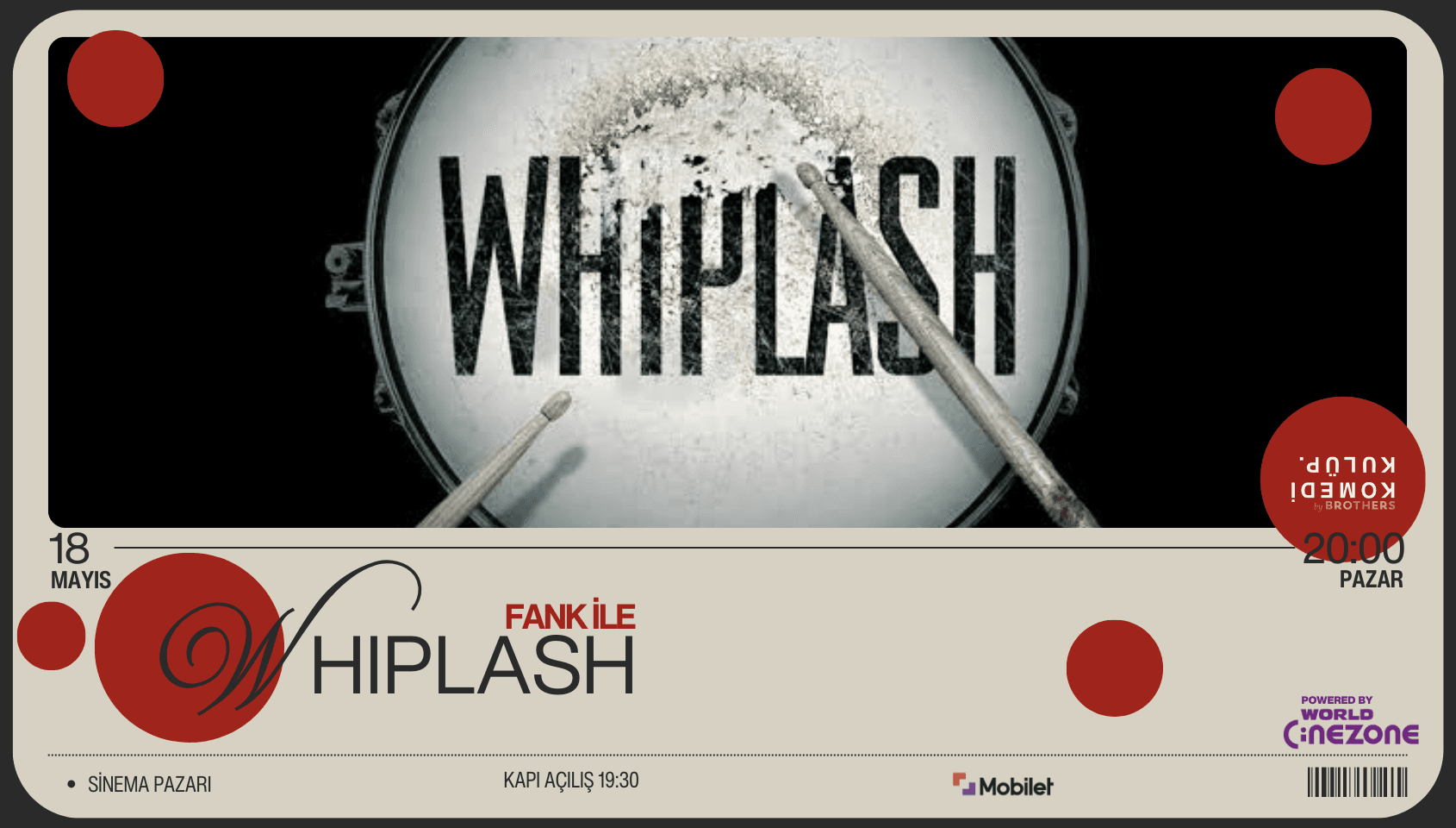 Whiplash - Komedi Kulüp - İstanbul