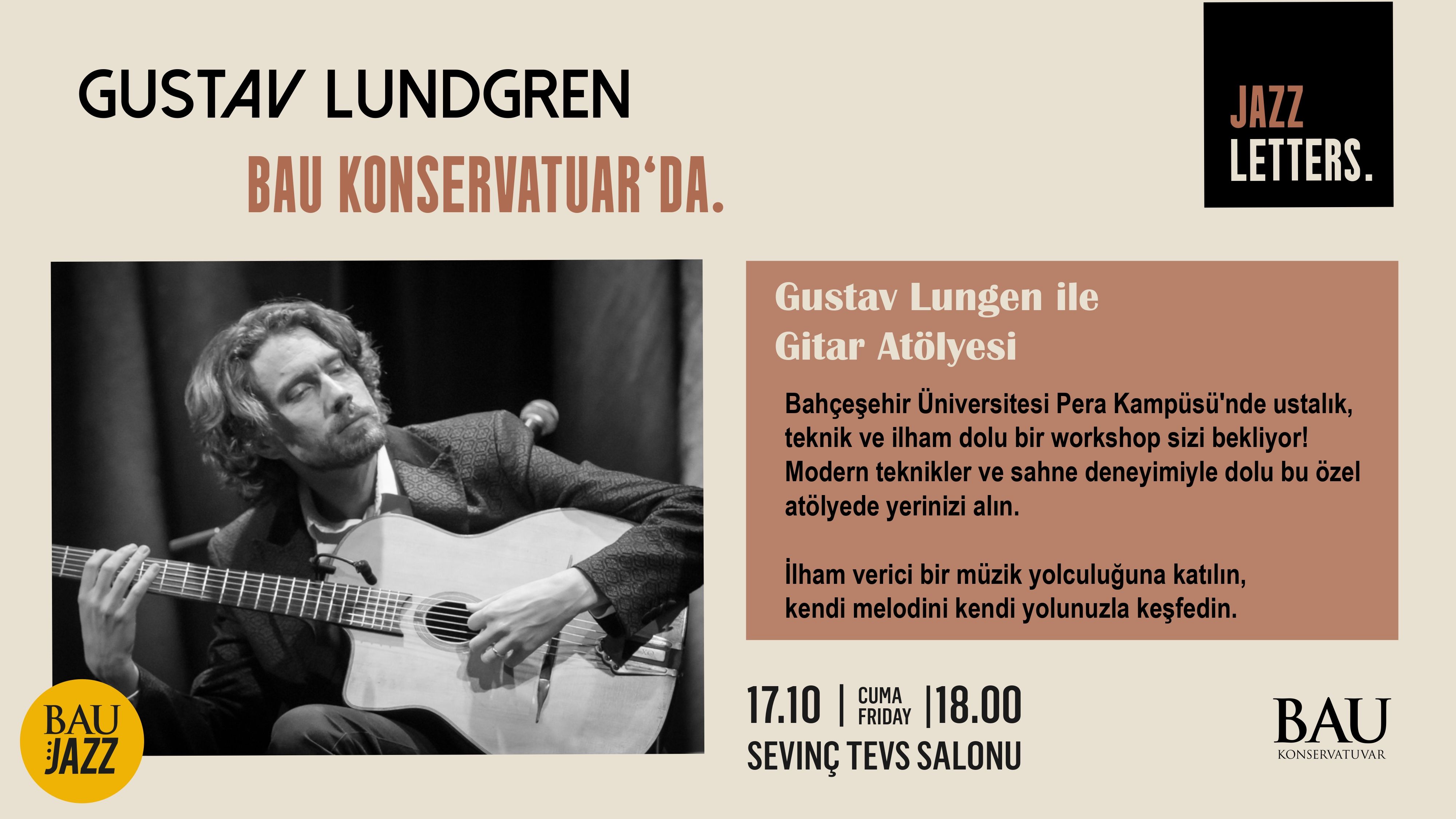 Gustav Lundgren Trio Gitar Atölyesi