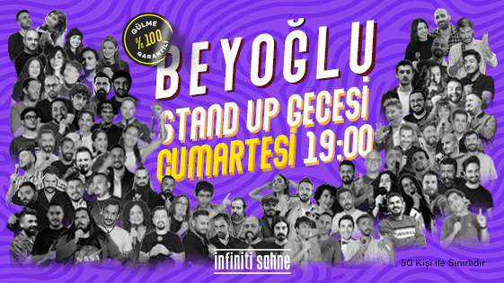 Beyoğlu Stand Up Gecesi Cumartesi