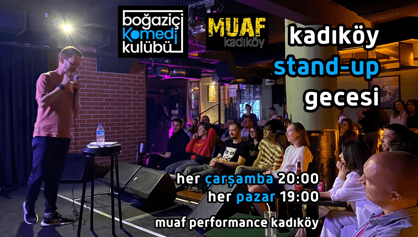Kadıköy Stand-up Gecesi - Muaf Kadıköy - İstanbul