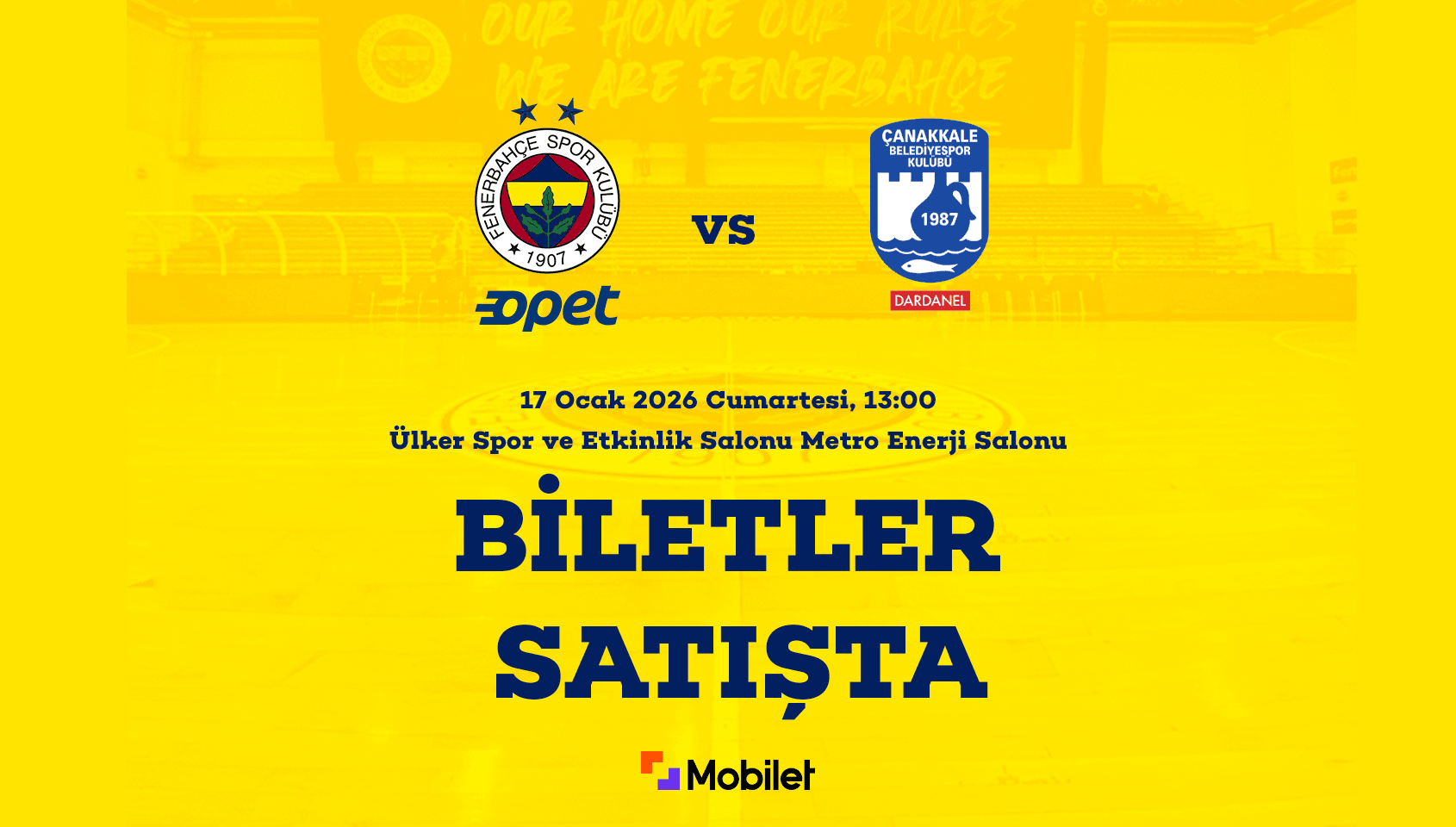 Fenerbahçe Opet - Dardanel Çanakkale Belediye Spor