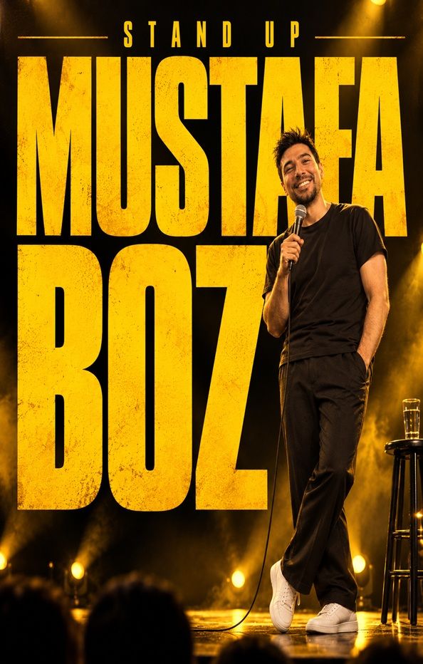 Mustafa Boz Tek Kişilik Stand Up afişi