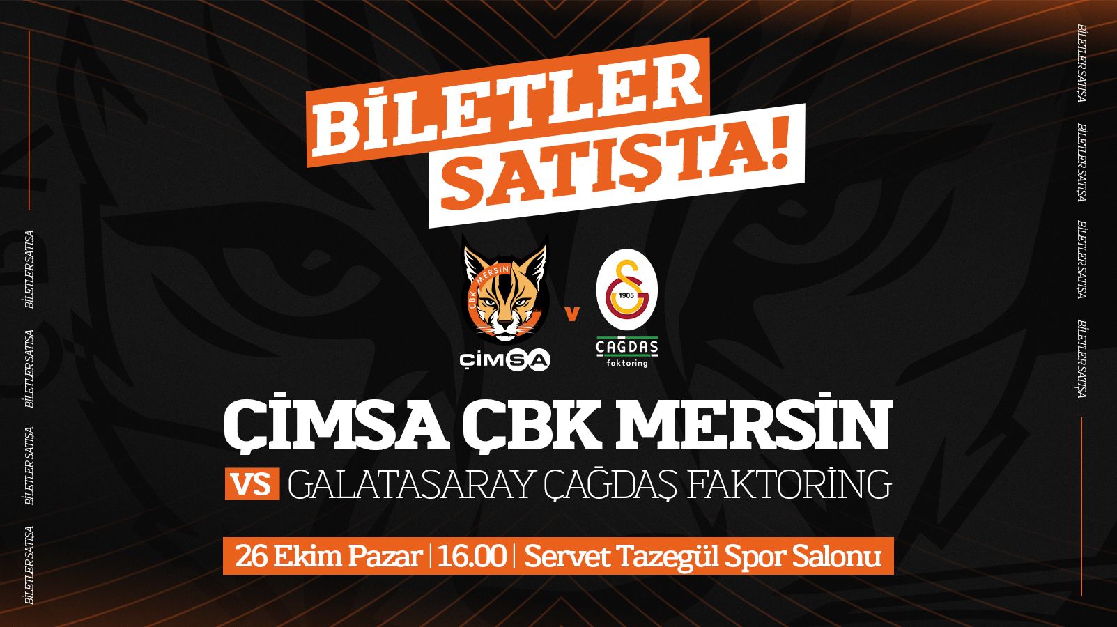 Çimsa ÇBK Mersin - Galatasaray Çağdaş Faktoring