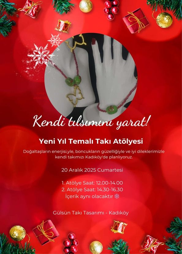 Kendi Tılsımını Yarat Temalı Yeni Yıl Atölyesi