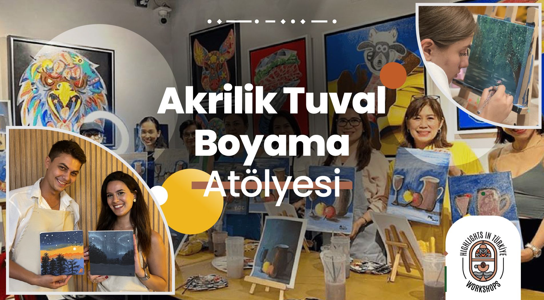 Akrilik Tuval Boyama Atölyesi-Ocak Etkinlikleri