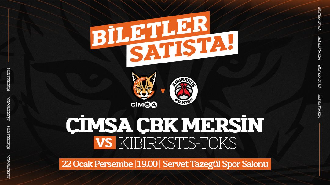 Çimsa ÇBK Mersin - Kıbırkstıs-Toks