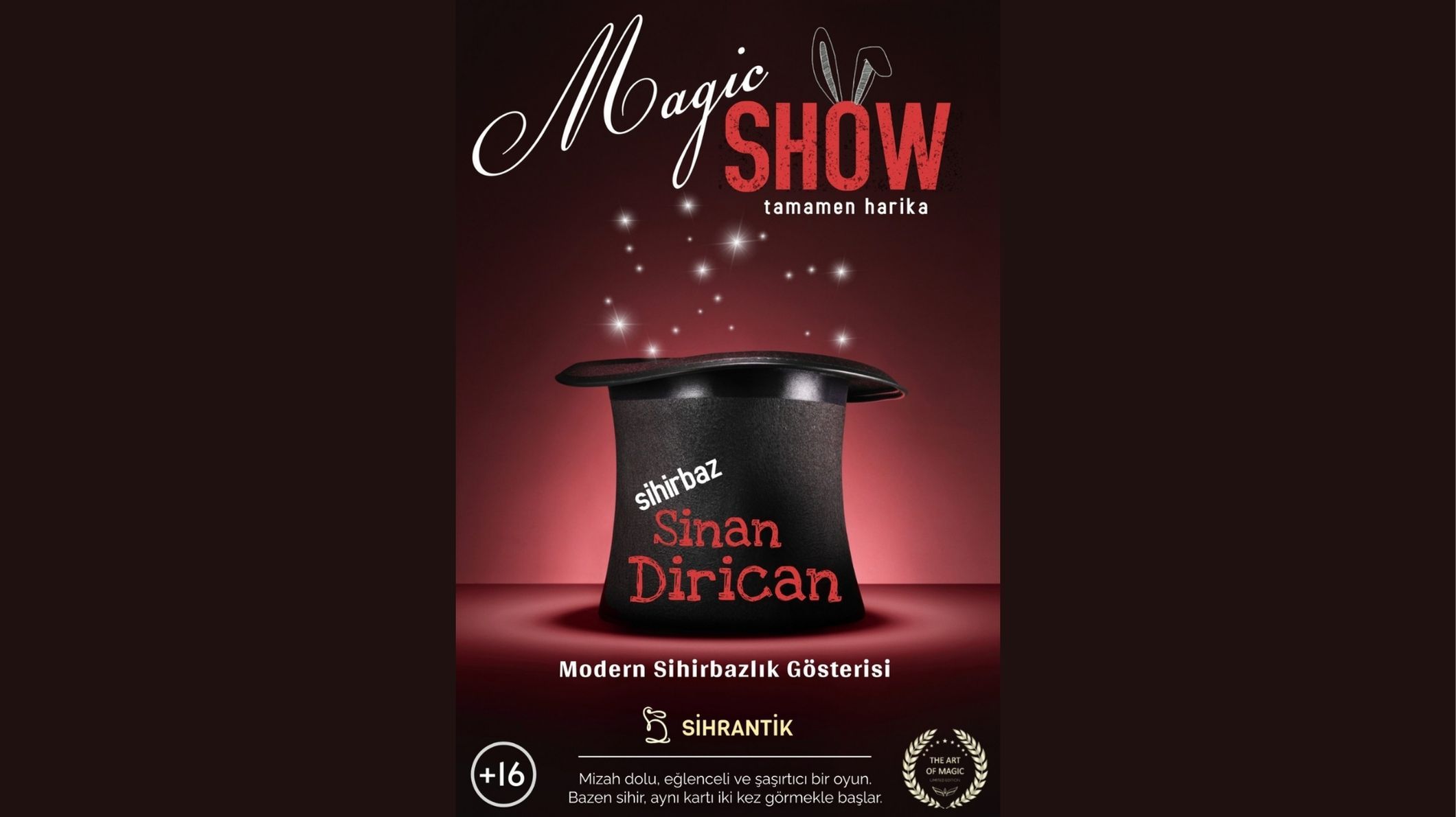 Sihirbaz Sinan Show - Şato Yazar Sahne - Ankara