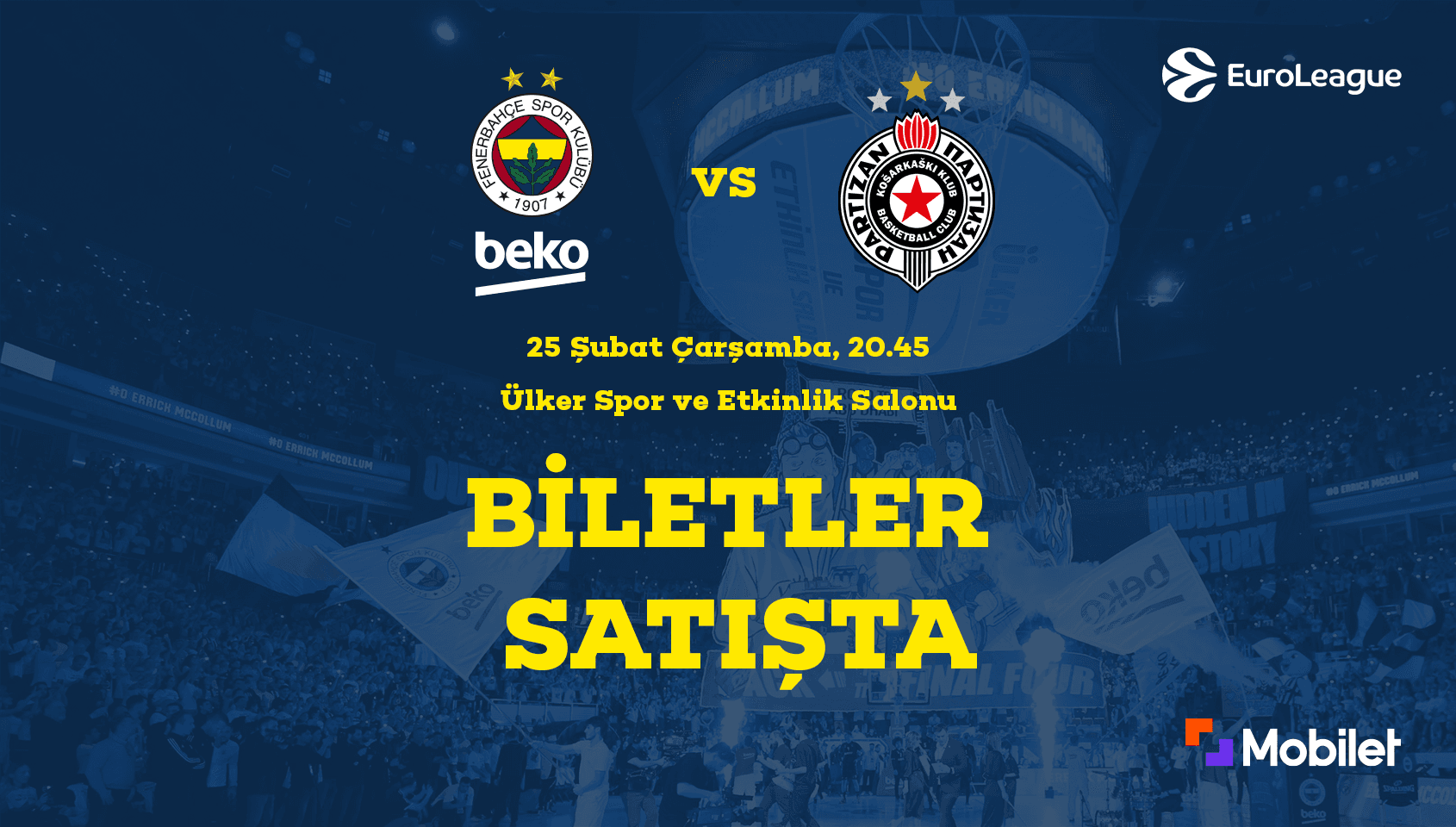 Fenerbahçe Beko - Partizan Mozzart Bet Belgrade